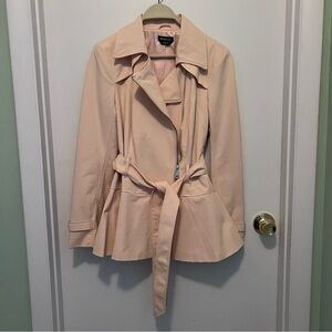 bebe Light Pink Trench Coat